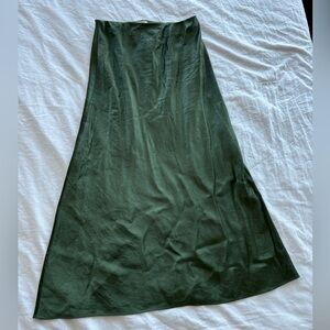 Babaton Midi Silk Skirt